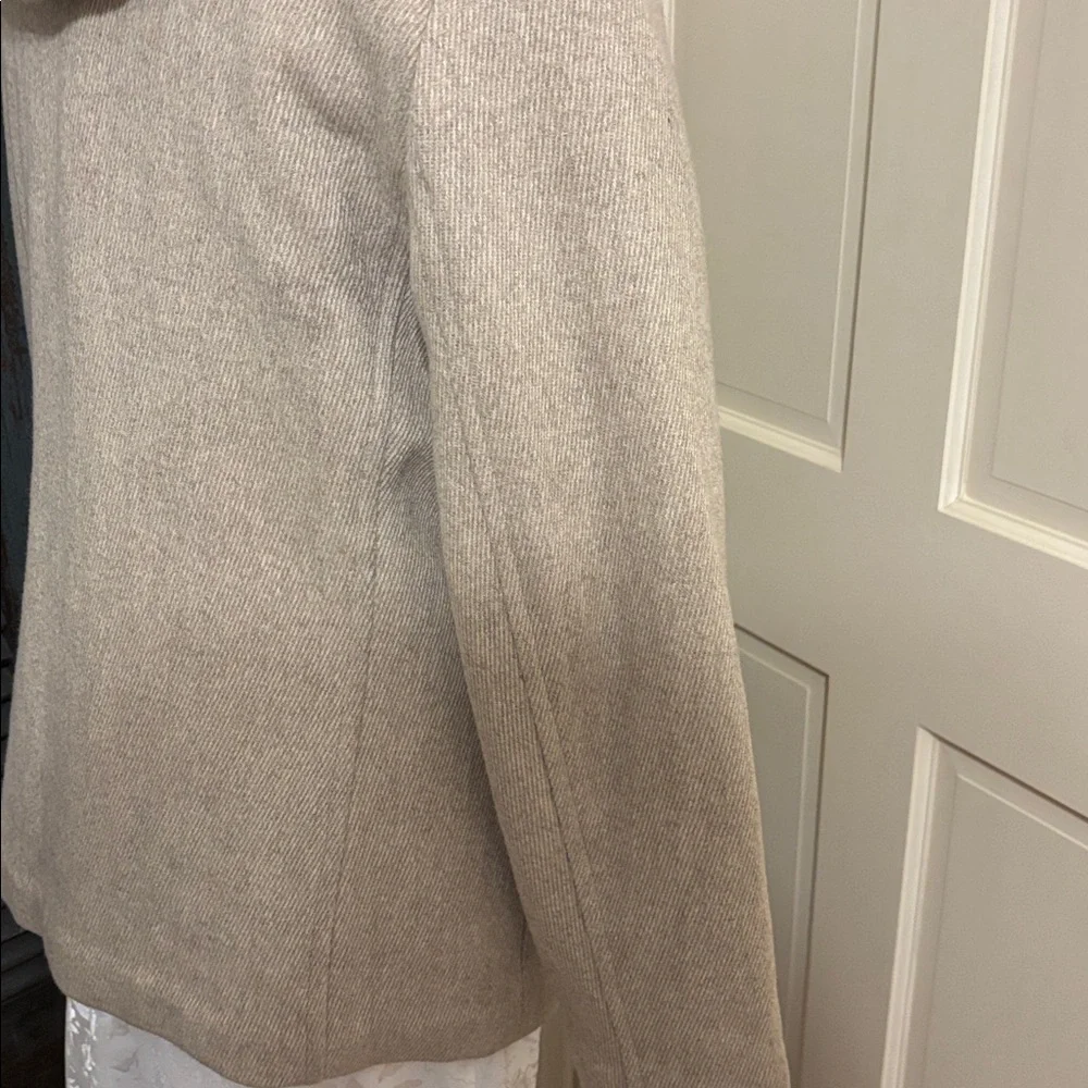🐿️GAP HEATHERED TWILL HOODED JACKET! - Picture 5 of 8